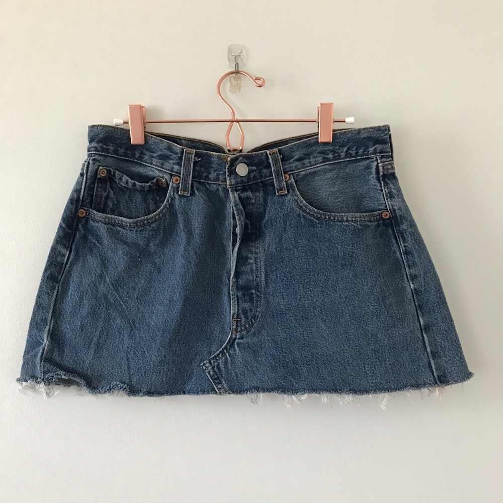 JET John Eshaya Vintage Levi’s Mini Skirt